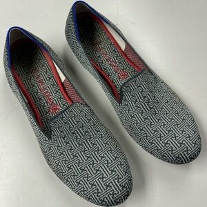 Rothy’s The Loafer Charcoal Grid Retired Pattern Women’s size 12
